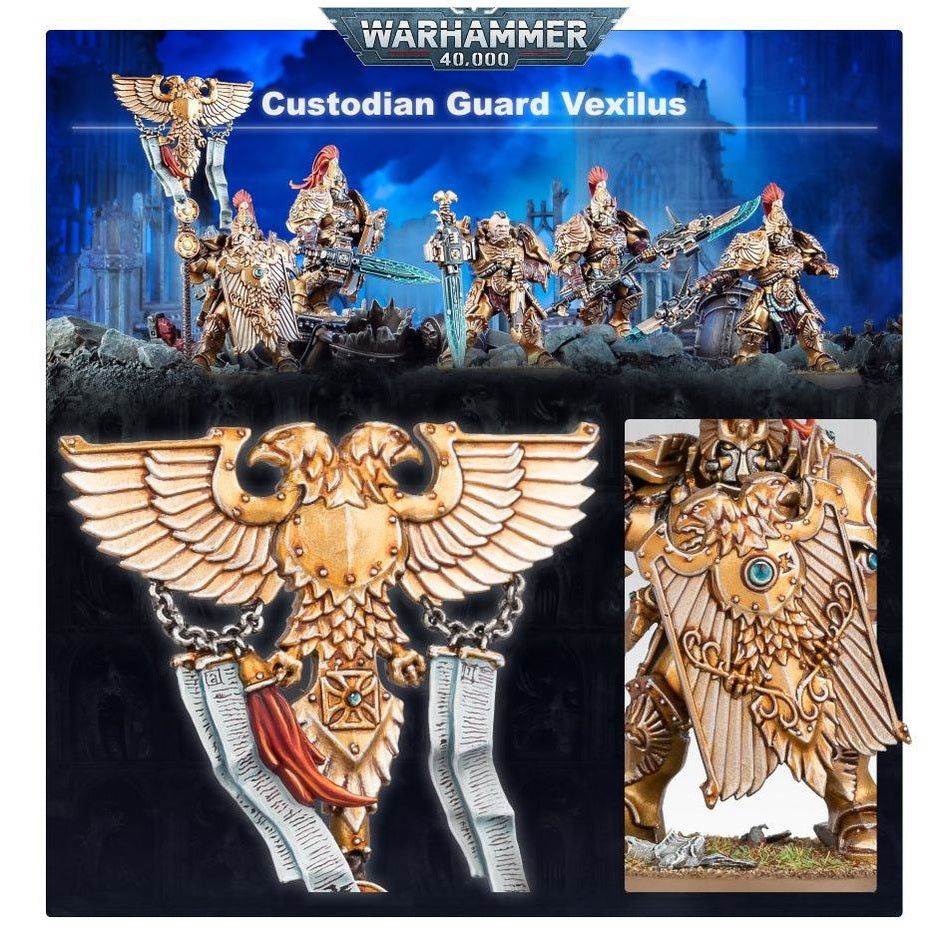 Warhammer 40,000 | Adeptus Custodes | Custodian Guard Squad | Plastic Unit Box