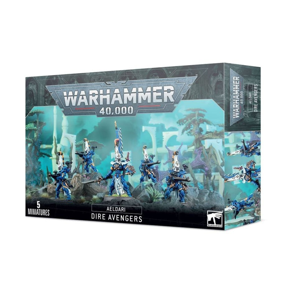 Warhammer 40,000 | Aeldari | Dire Avengers | Plastic Unit Box