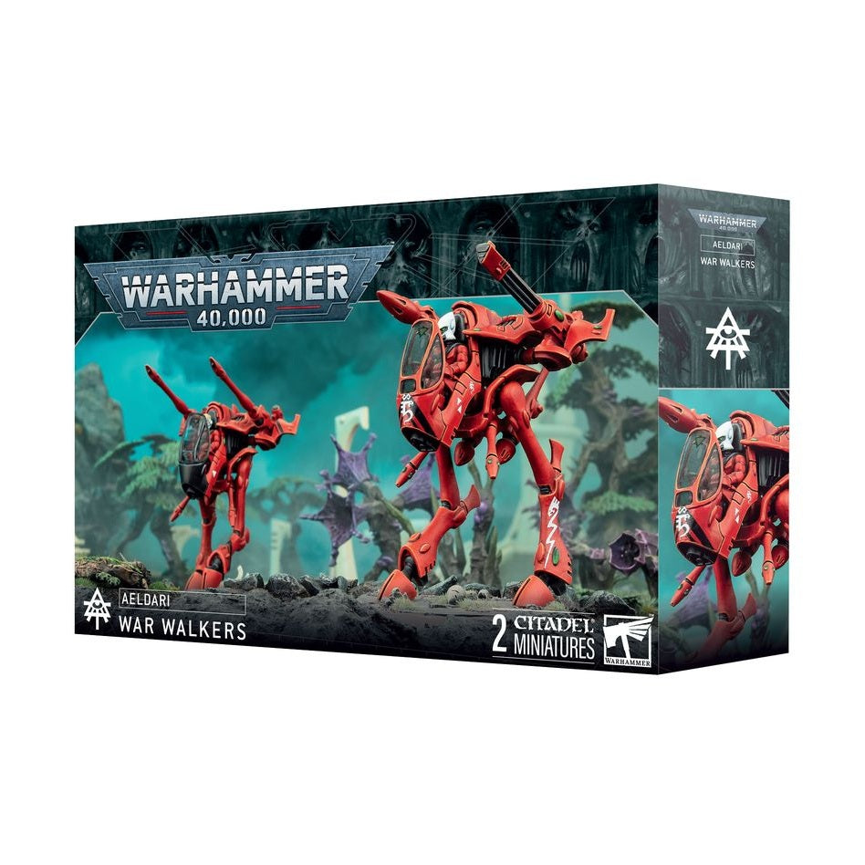 Warhammer 40,000 | Aeldari | War Walkers New | Plastic Vehicle Box