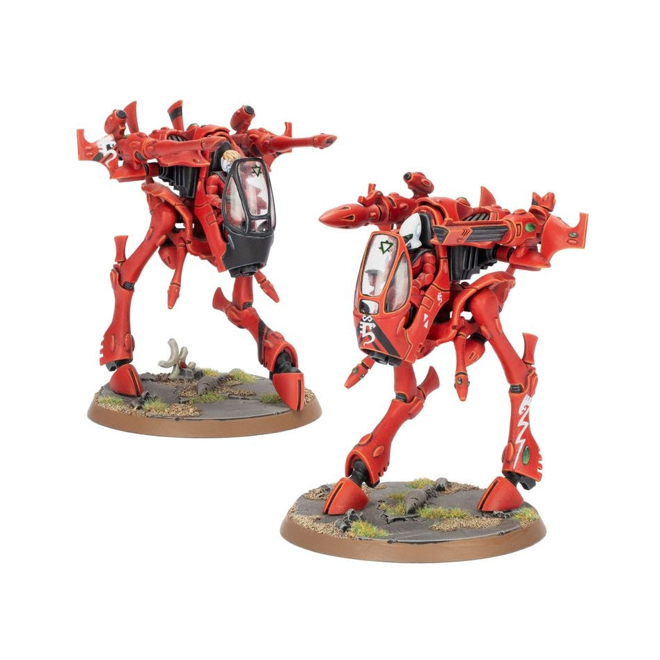Warhammer 40,000 | Aeldari | War Walkers New | Plastic Vehicle Box