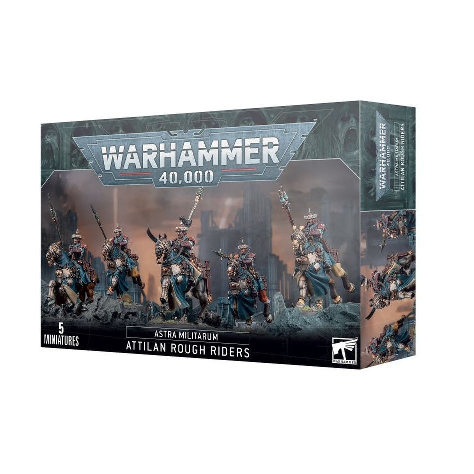 Warhammer 40,000 | Astra Militarum | Attilian Rough Riders | Plastic Unit Box