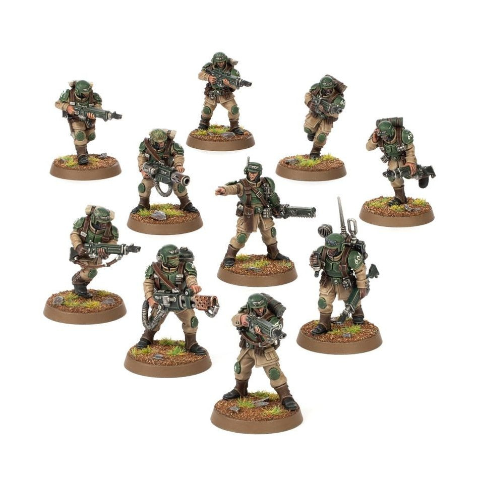 Games Workshop | W40k Warhammer 40000 | Astra Militarum | Cadian Shock Troops | Plastic Unit Box