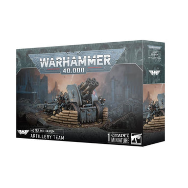 Warhammer 40,000 | Astra Militarum | Death Korps of Krieg | Artillery Team | Plastic Unit Box