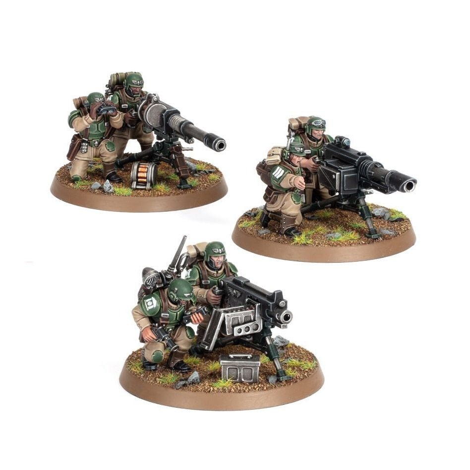 Warhammer 40,000 | Astra Militarum | Heavy Weapons Squad | Plastic Unit Box