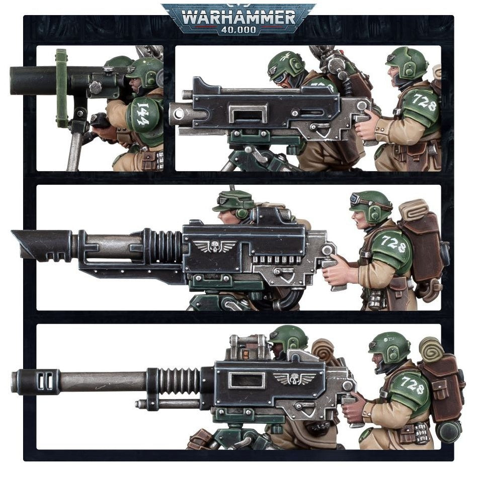 Warhammer 40,000 | Astra Militarum | Heavy Weapons Squad | Plastic Unit Box