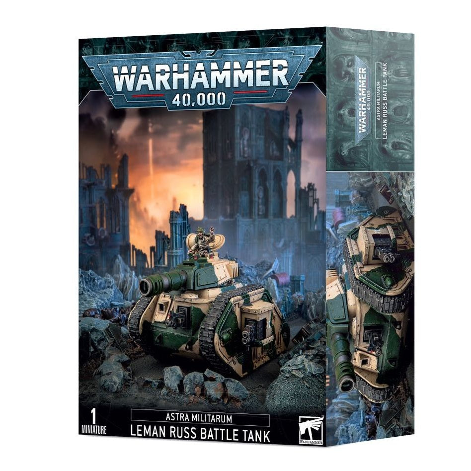 Games Workshop | W40k Warhammer 40000 | Astra Militarum | Leman Russ Battle Tank | Plastic Unit Box