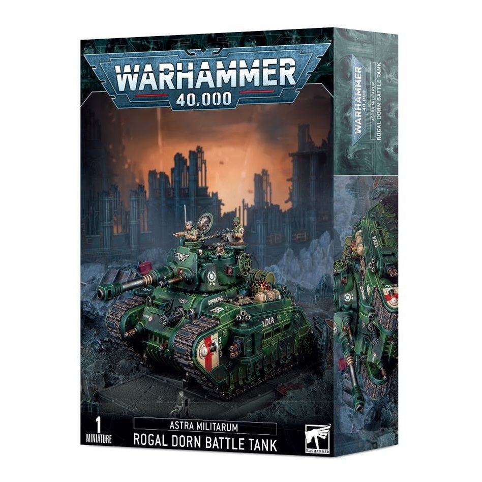 Warhammer 40,000 | Astra Militarum | Rogal Dorn Main Battle Tank | Plastic Unit Box