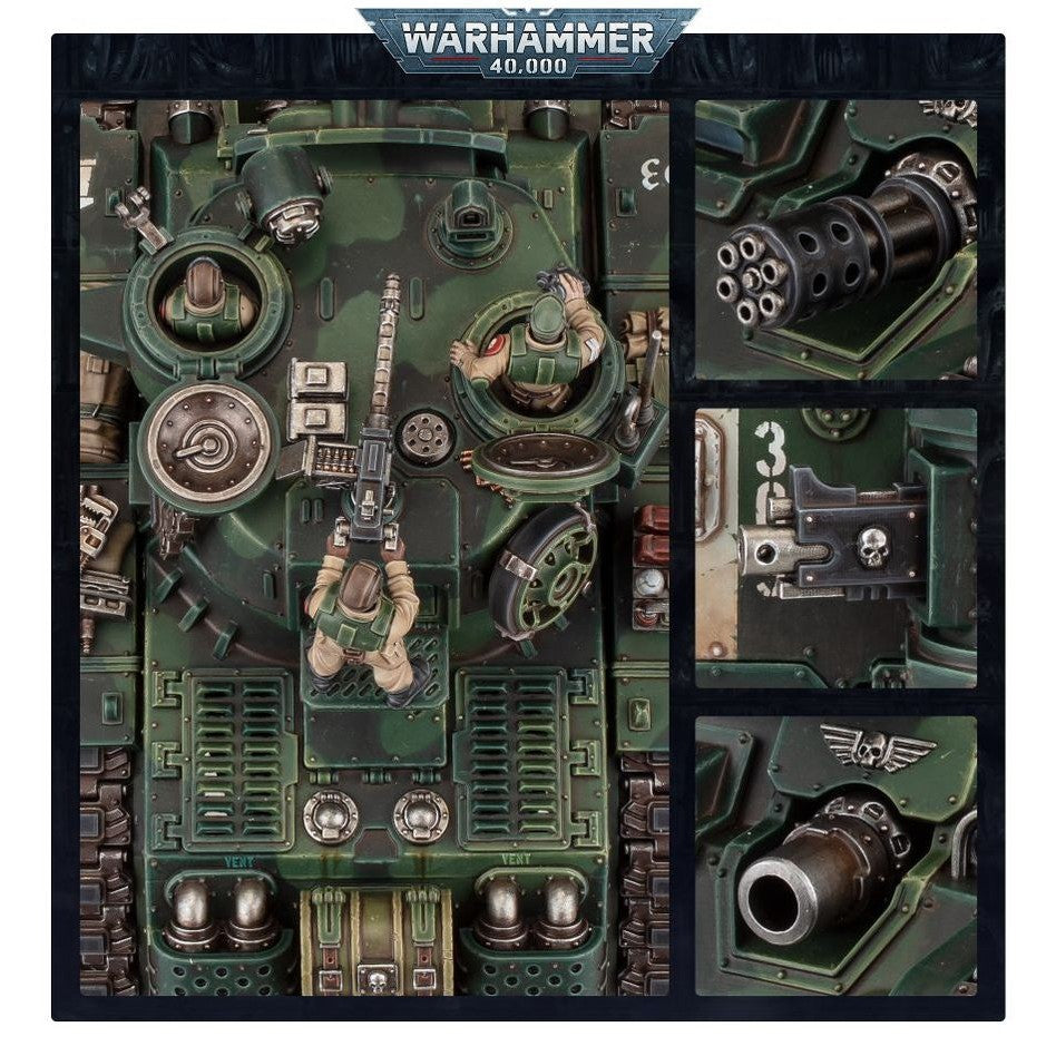 Warhammer 40,000 | Astra Militarum | Rogal Dorn Main Battle Tank | Plastic Unit Box