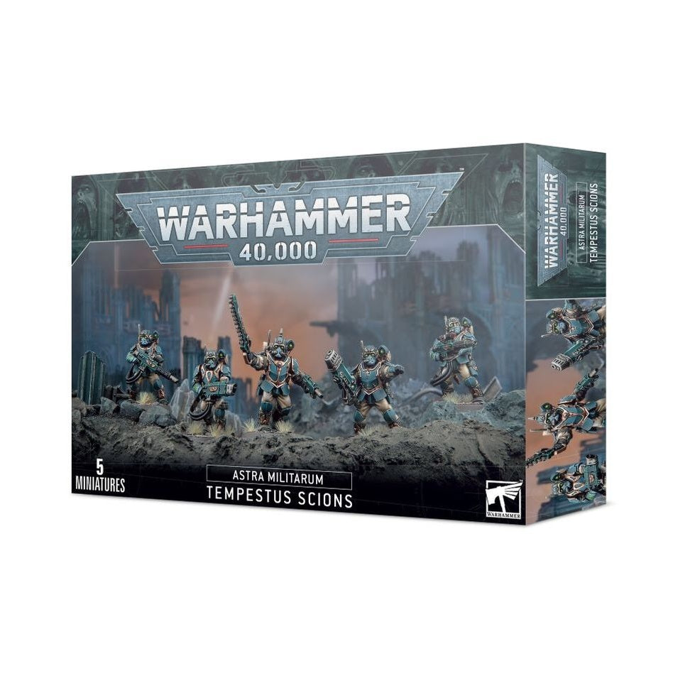 Warhammer 40,000 | Astra Militarum | Tempestus Scions | Plastic Unit Box