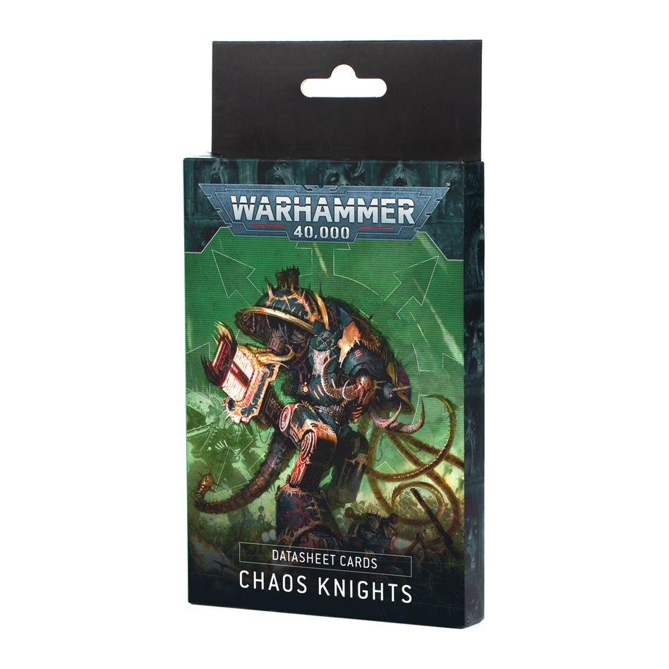 Warhammer 40,000 | Chaos | Chaos Knights Datasheet Cards| Card Accessory Pack