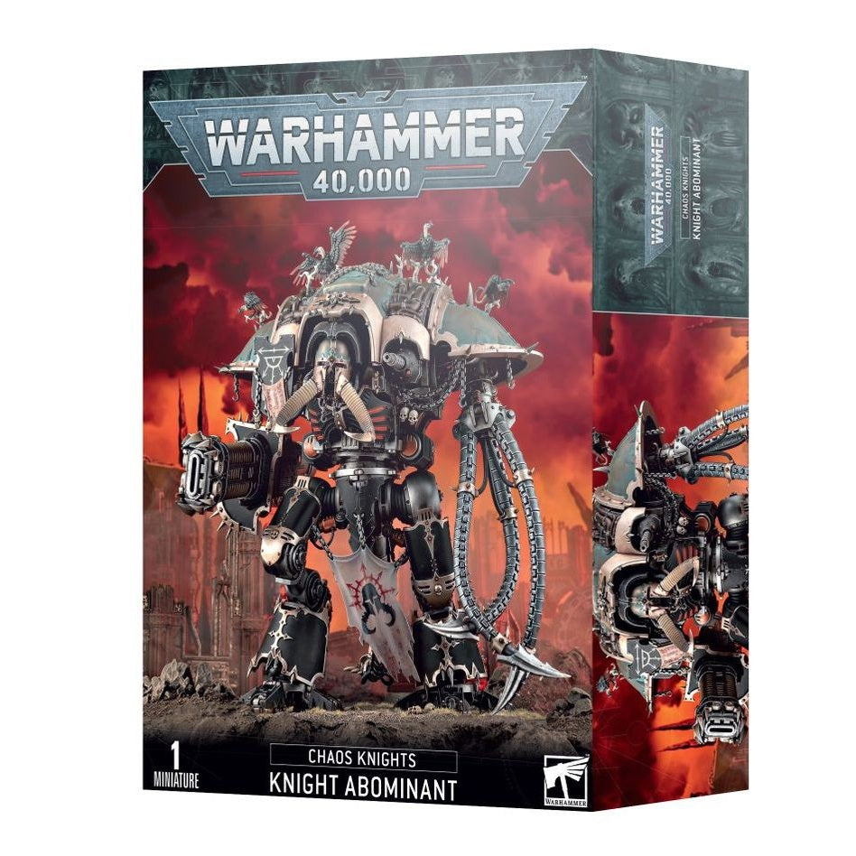 Warhammer 40,000 | Chaos Knights | Knight Abominants | Plastic Unit Box