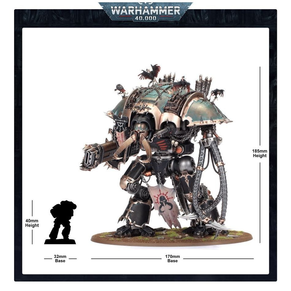 Warhammer 40,000 | Chaos Knights | Knight Abominants | Plastic Unit Box