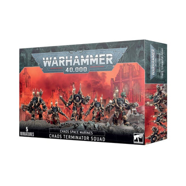 Games Workshop | W40k Warhammer 40000 | Chaos Space Marines | Terminators | Plastic Unit Box