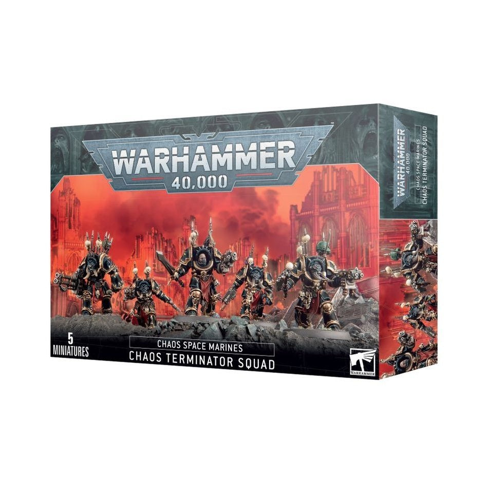 Games Workshop | W40k Warhammer 40000 | Chaos Space Marines | Terminators | Plastic Unit Box
