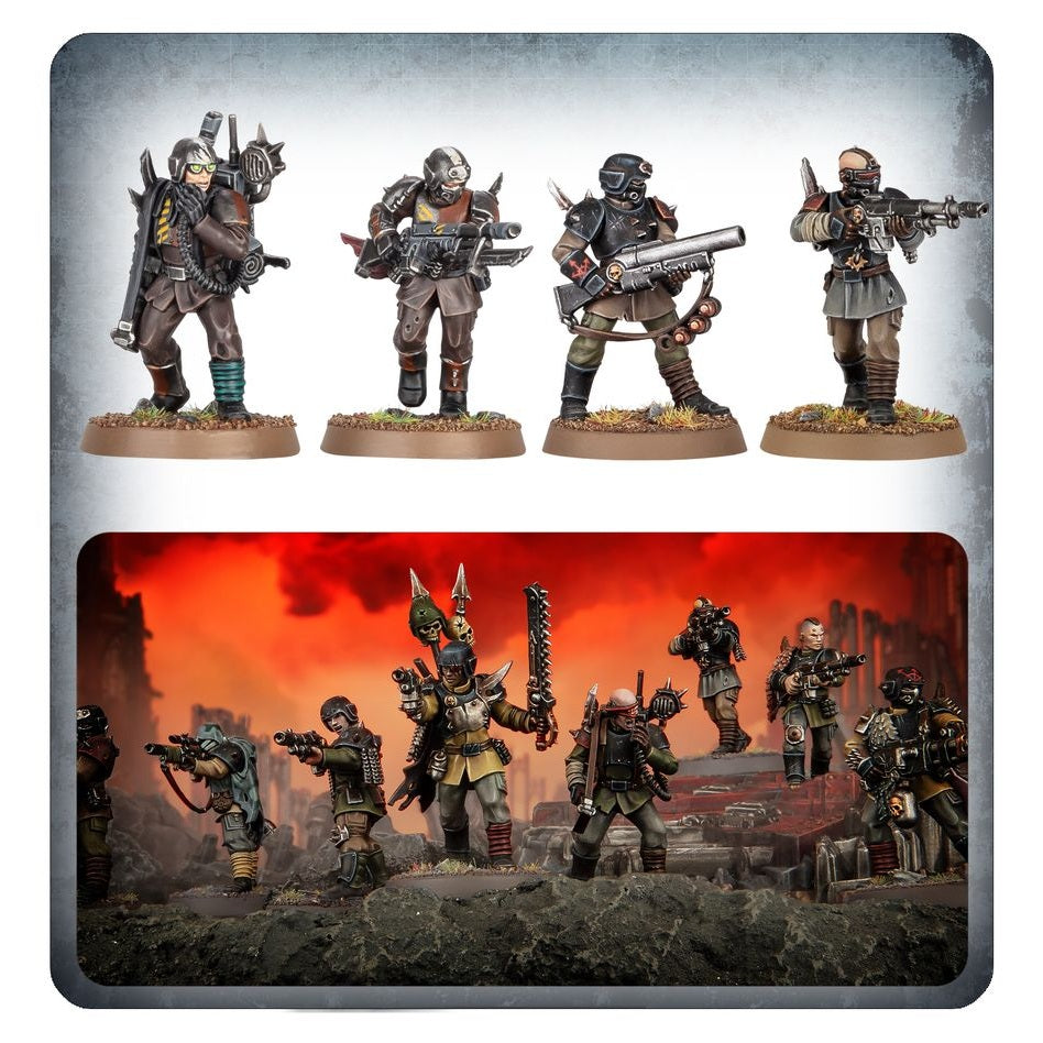 Warhammer 40,000 | Chaos Space Marines | Traitor Guardsmen Squad | Plastic Unit Box
