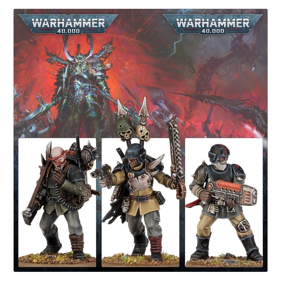 Warhammer 40,000 | Chaos Space Marines | Traitor Guardsmen Squad | Plastic Unit Box