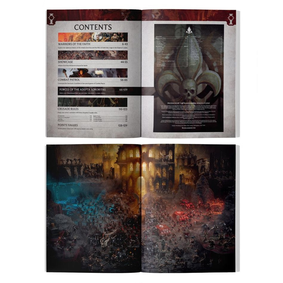 Warhammer 40,000 | Codex | Adepta Sororitas | Hardback Sourcebook