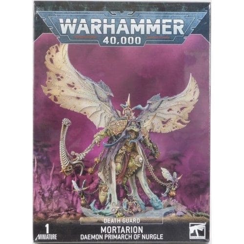 Warhammer 40,000 | Death Guard | Mortarian Demon Primark of Nurgle | Plastic Unit Box