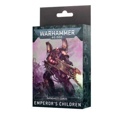 Warhammer 40,000 | Emperor's Children | Datasheet Cards | Card Accessory Pack