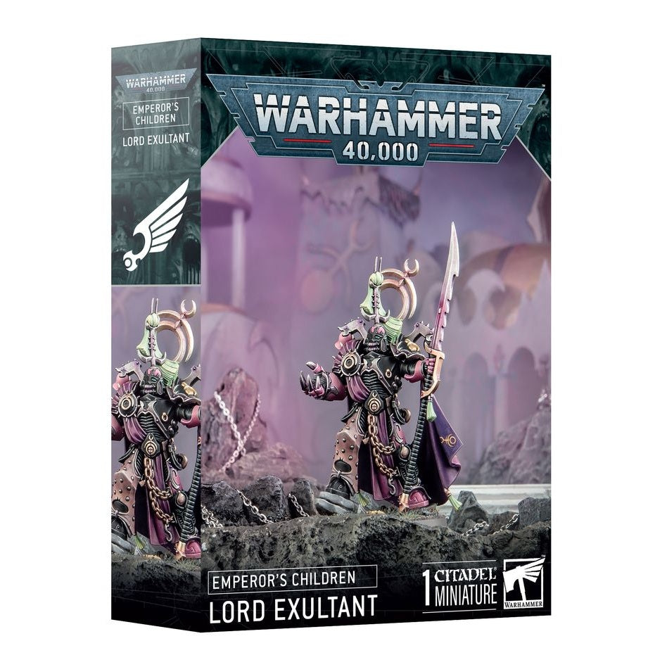Warhammer 40,000 | Emperor's Children | Lord Exultant | Plastic Unit Box