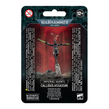 Warhammer 40,000 | Imperial Agents | Callidus Assassin | Plastic Character Blister