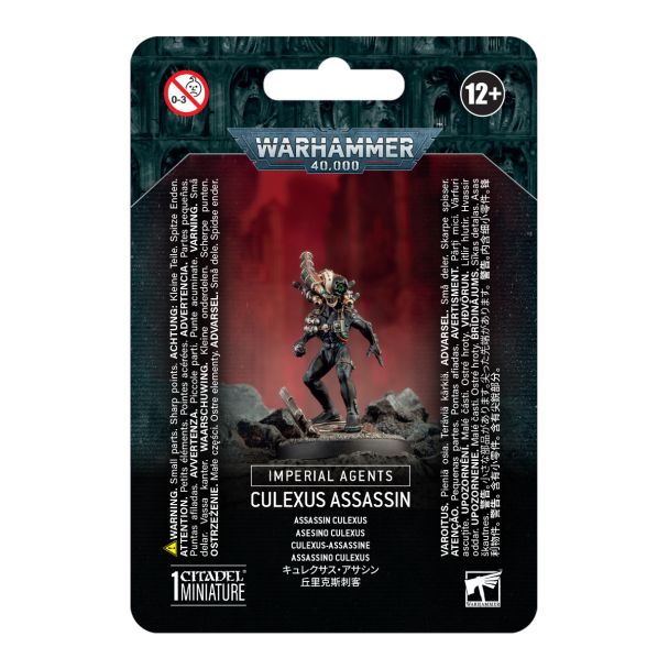 Warhammer 40,000 | Imperial Agents | Culexus Assassin | Plastic Character Blister