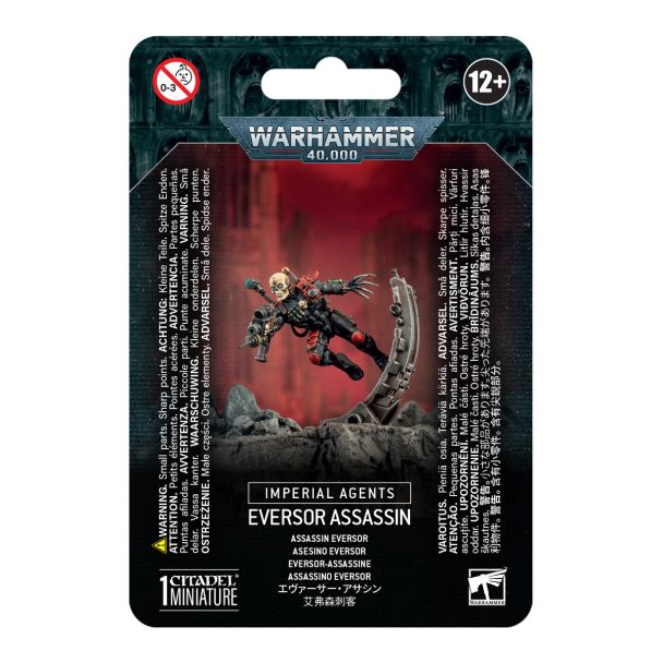 Warhammer 40,000 | Imperial Agents | Eversor Assassin | Plastic Character Blister