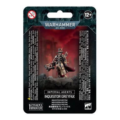 Warhammer 40,000 | Imperial Agents | Inquisitor Greyfax | Plastic Character Blister