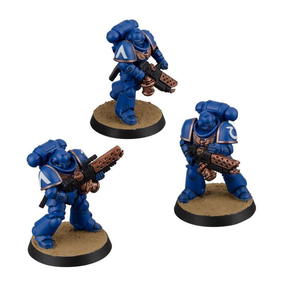 Warhammer 40,000 | Infernus Marines Paints and Model Set | Citadel Paint Set