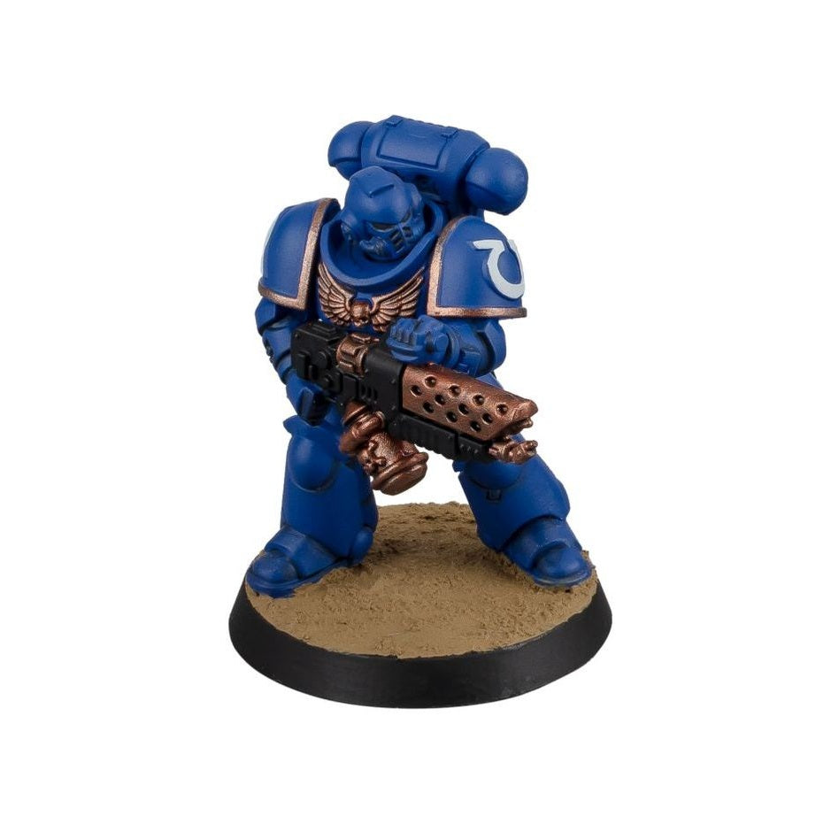Warhammer 40,000 | Infernus Marines Paints and Model Set | Citadel Paint Set
