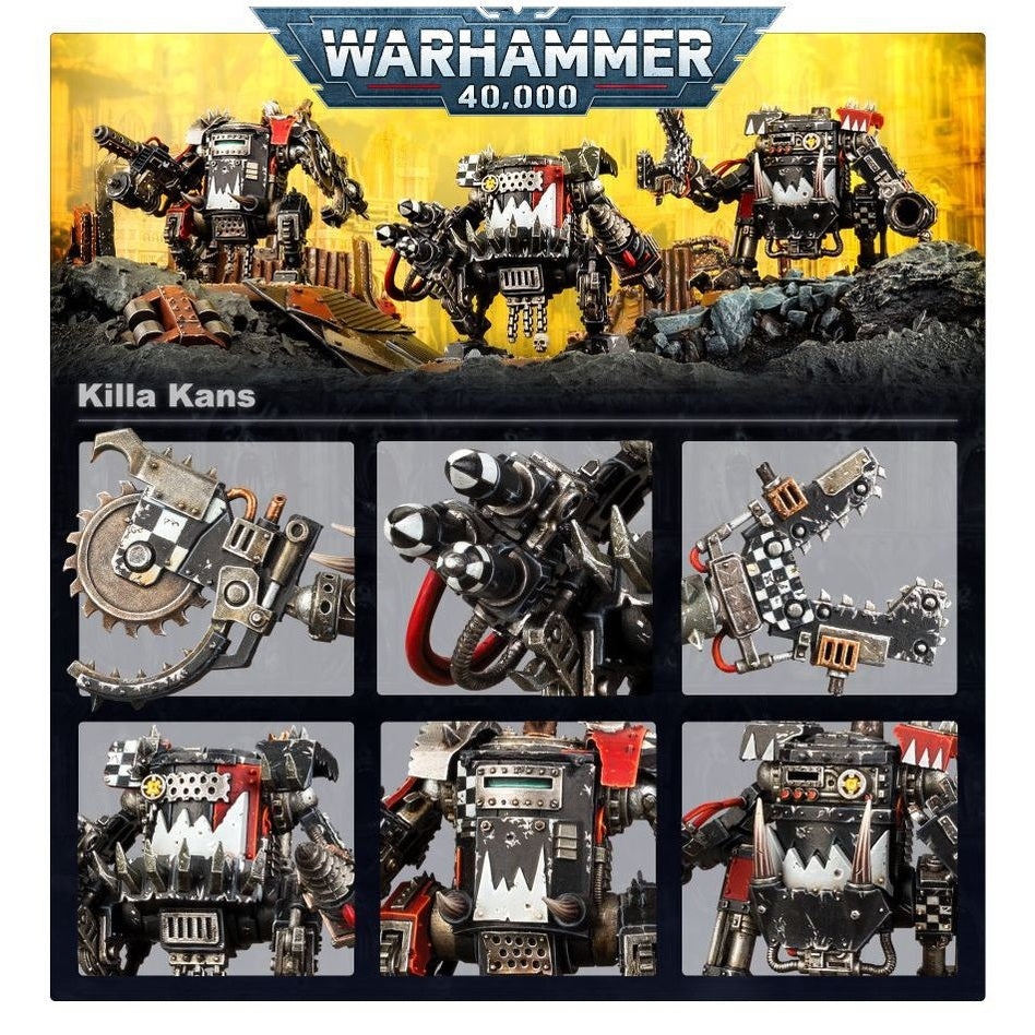 Warhammer 40,000 | Orks | Killa Kans | Plastic Unit Box