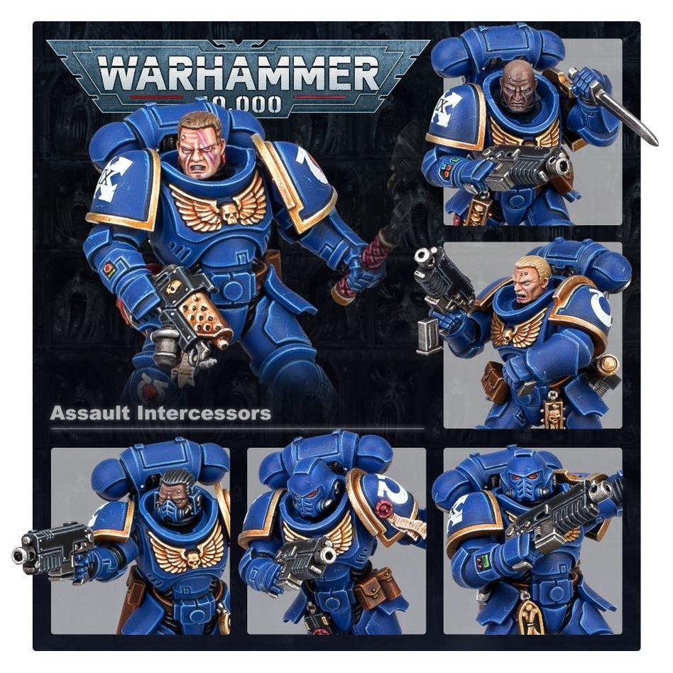 Warhammer 40,000 | Space Marines | Assault Intercessors | Plastic Unit Box