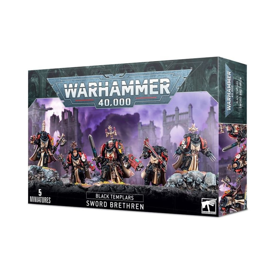 Warhammer 40,000 | Space Marines | Black Templars| Sword Brethren | Plastic Unit Box