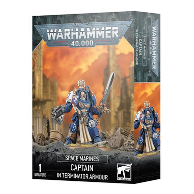 Warhammer 40,000 | Space Marines | Captain in Terminator Armour | Plastic Character Box