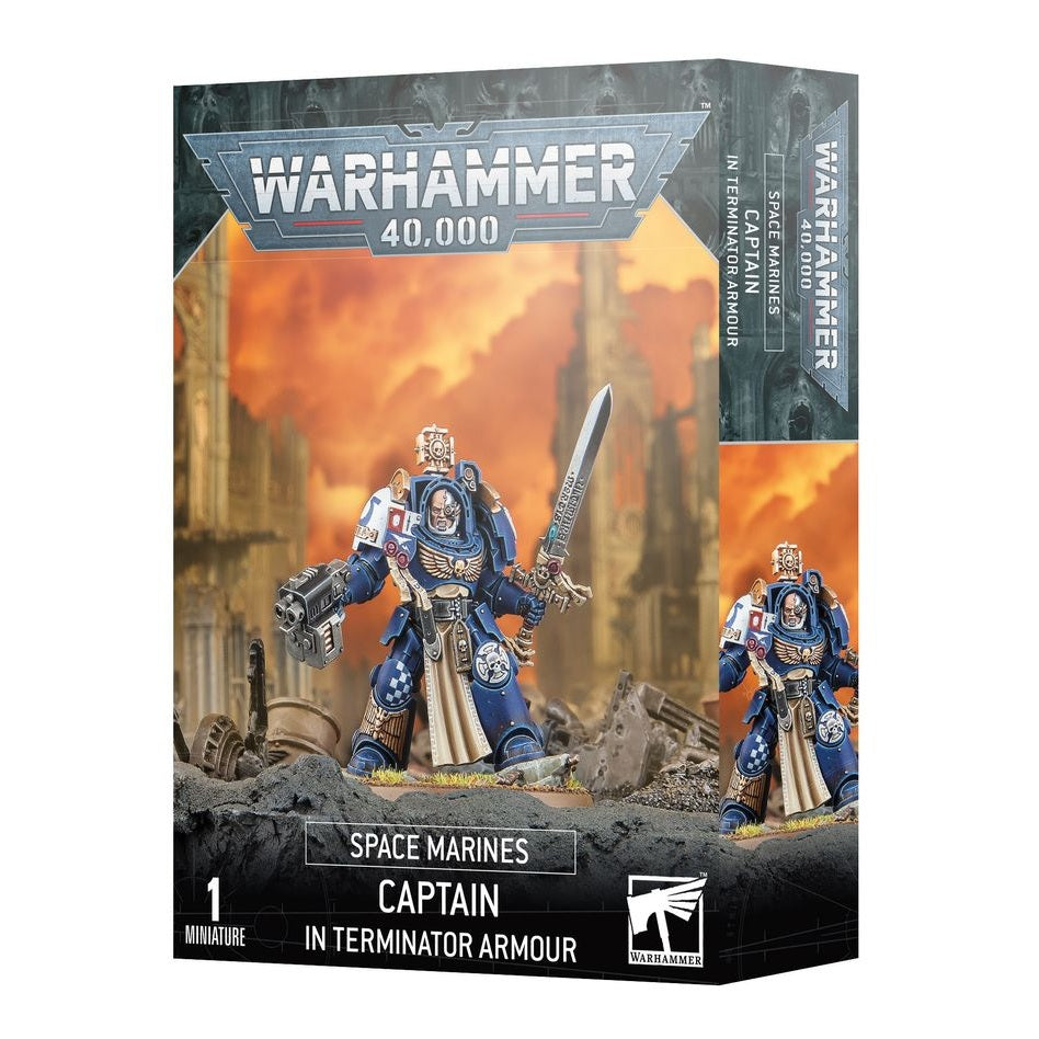 Warhammer 40,000 | Space Marines | Captain in Terminator Armour | Plastic Character Box