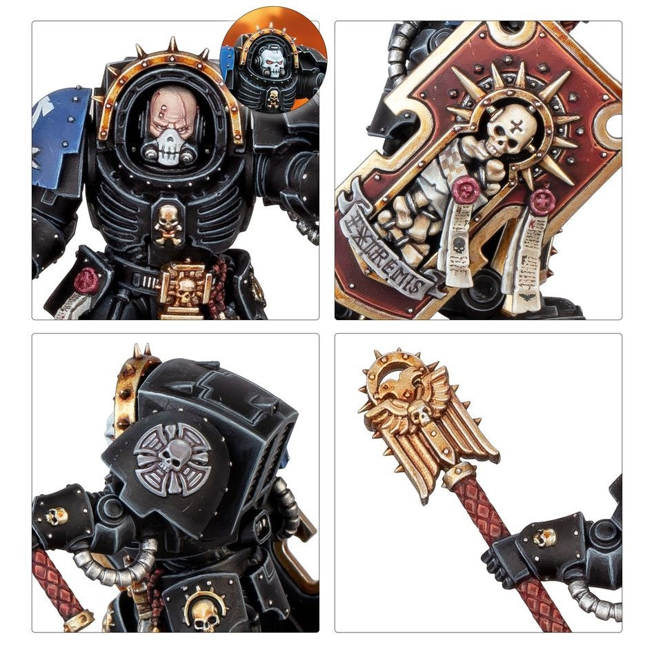 Warhammer 40,000 | Space Marines | Chaplain in Terminator Armour | Plastic Character Box