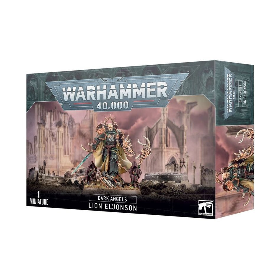 Warhammer 40,000 | Space Marines | Dark Angels | Lion El'Johnson | Plastic Character Box