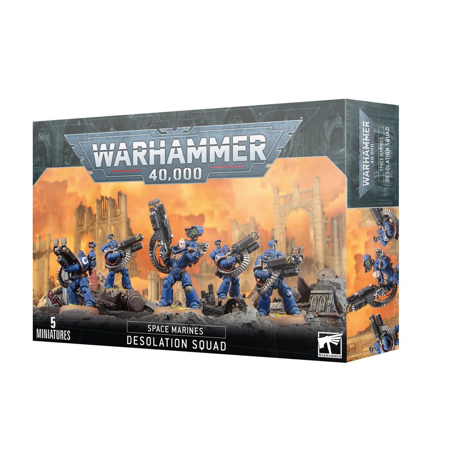 Warhammer 40,000 | Space Marines | Desolation Squad | Plastic Unit Box