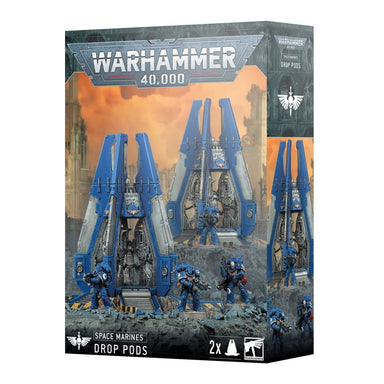 Warhammer 40,000 | Space Marines | Drop Pods | Plastic Unit Box