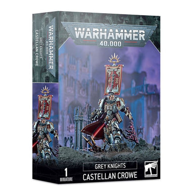 Warhammer 40,000 | Space Marines | Grey Knights | Castellan Crowe | Plastic Character Box