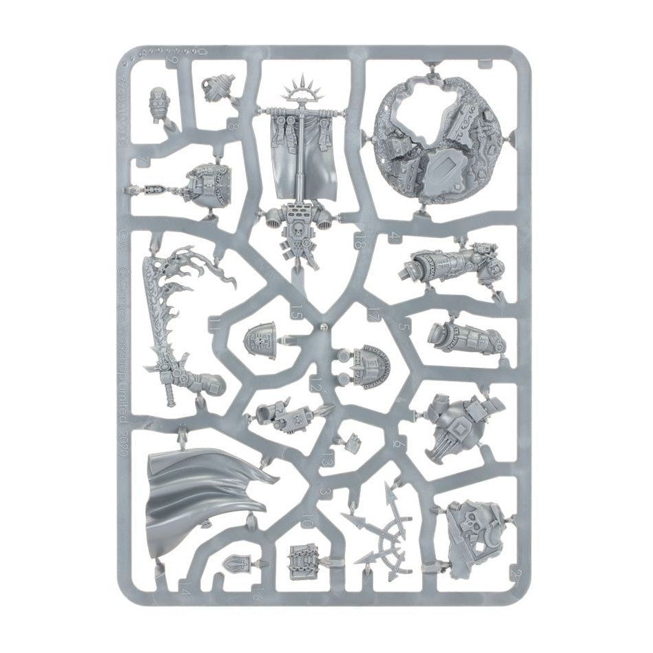 Warhammer 40,000 | Space Marines | Grey Knights | Castellan Crowe | Plastic Character Box