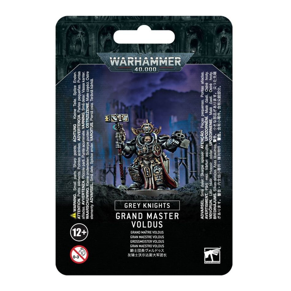 Warhammer 40,000 | Space Marines | Grey Knights | Grand Master Voldus | Plastic Character Blister