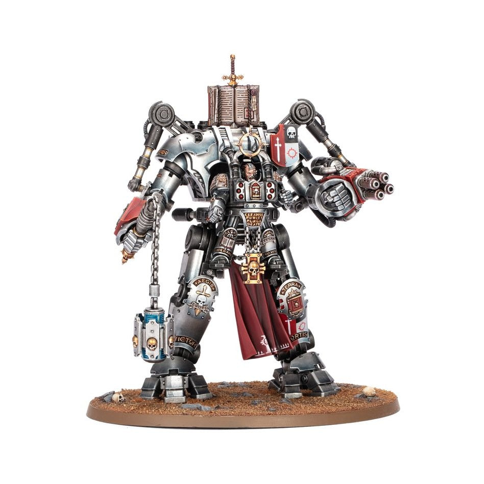 Warhammer 40,000 | Space Marines | Grey Knights | Grand Master in Nemesis Dreadknight | Plastic Unit Box