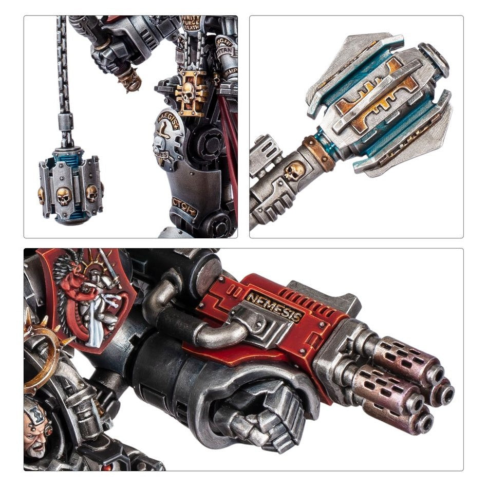 Warhammer 40,000 | Space Marines | Grey Knights | Grand Master in Nemesis Dreadknight | Plastic Unit Box