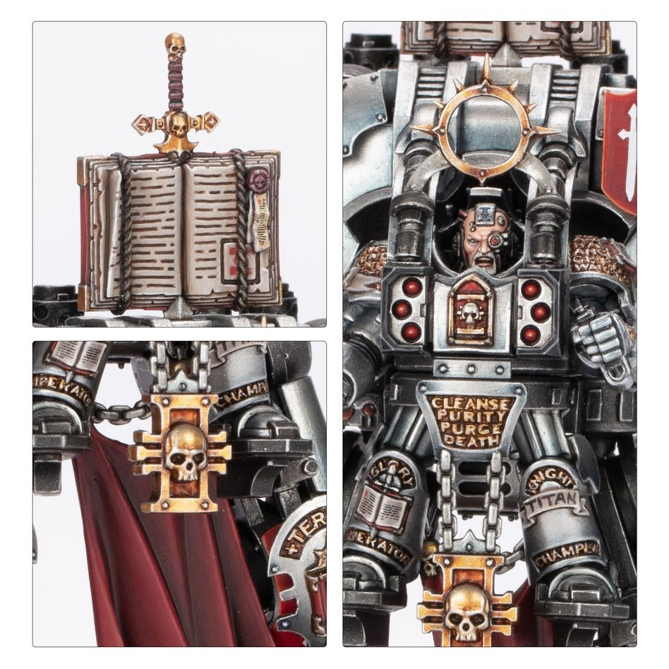 Warhammer 40,000 | Space Marines | Grey Knights | Grand Master in Nemesis Dreadknight | Plastic Unit Box