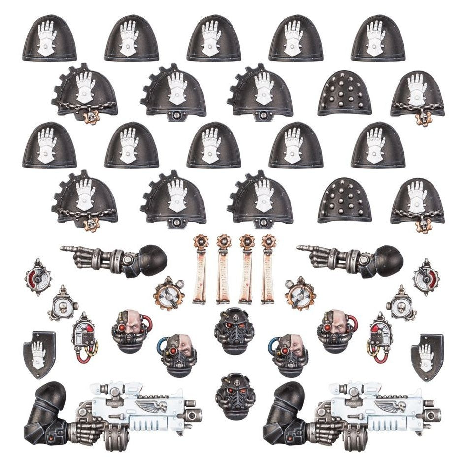 Warhammer 40,000 | Space Marines | Iron Hands | Upgrades and Transfers | Plastic Upgrade Box