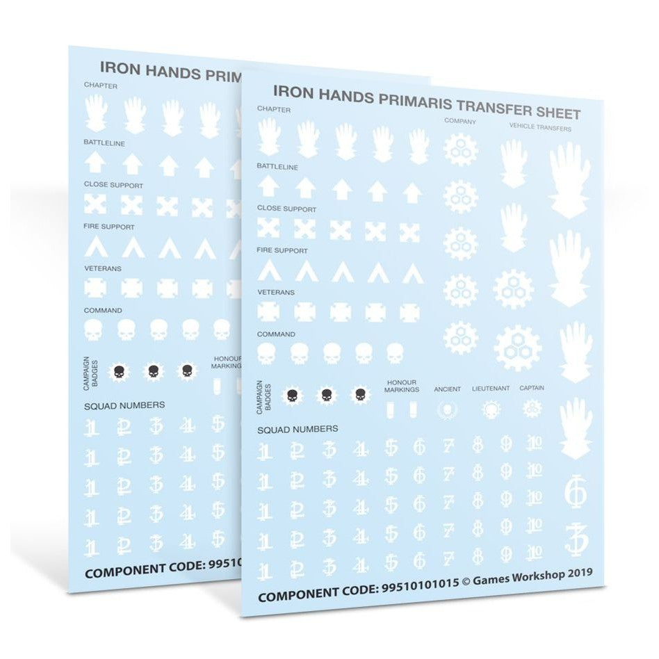 Warhammer 40,000 | Space Marines | Iron Hands | Upgrades and Transfers | Plastic Upgrade Box