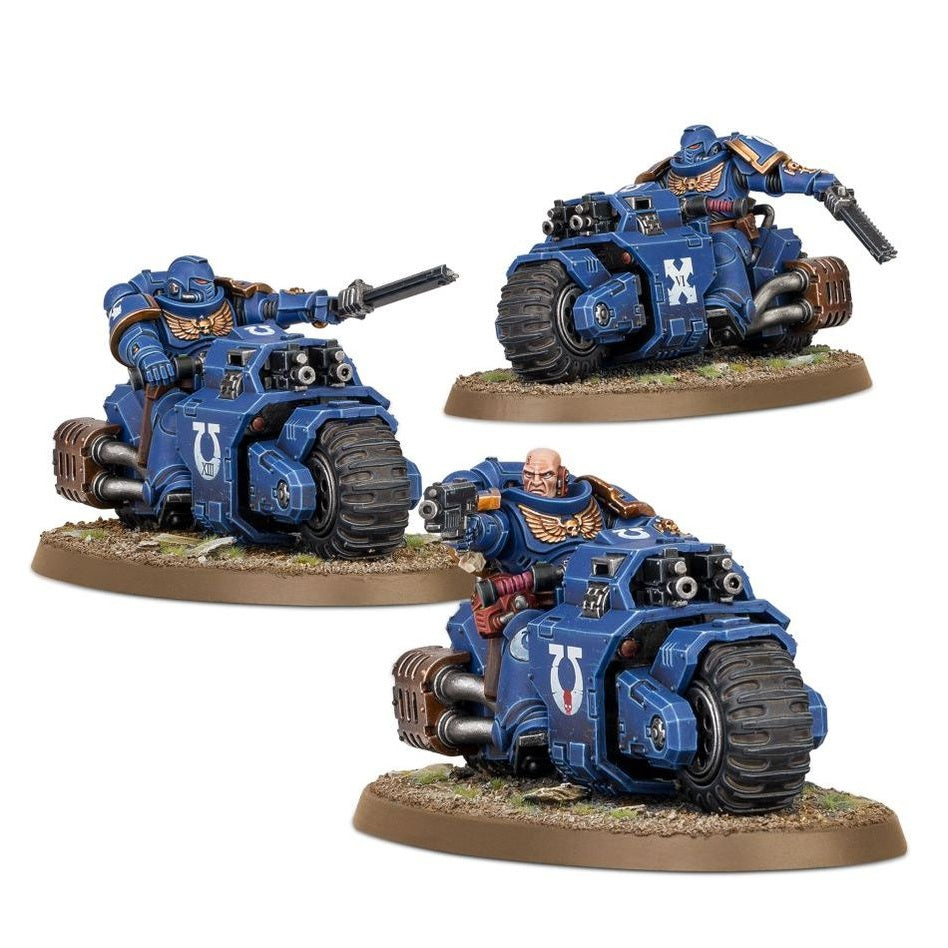 Warhammer 40,000 | Space Marines | Outriders | Plastic Unit Box