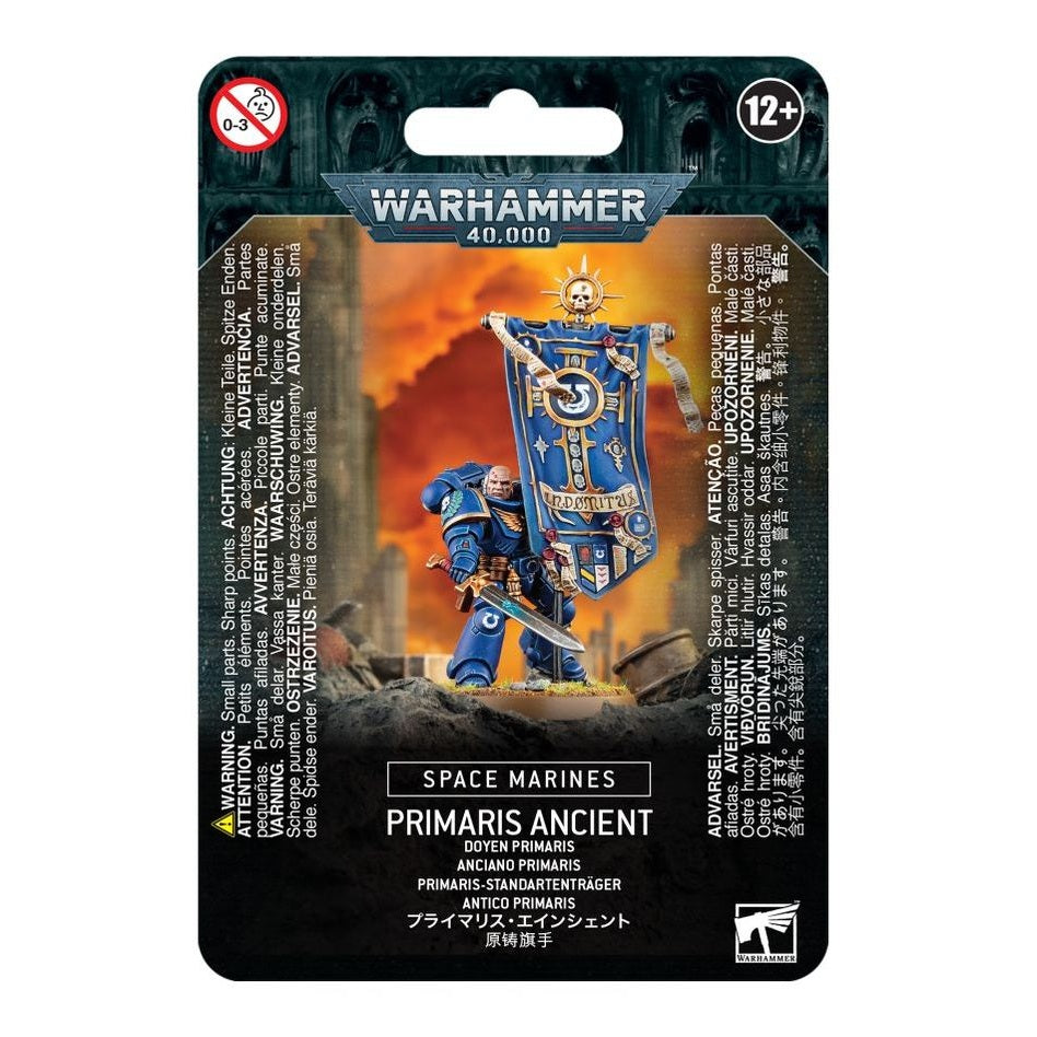 Warhammer 40,000 | Space Marines | Primaris Ancient | Plastic Character Blister