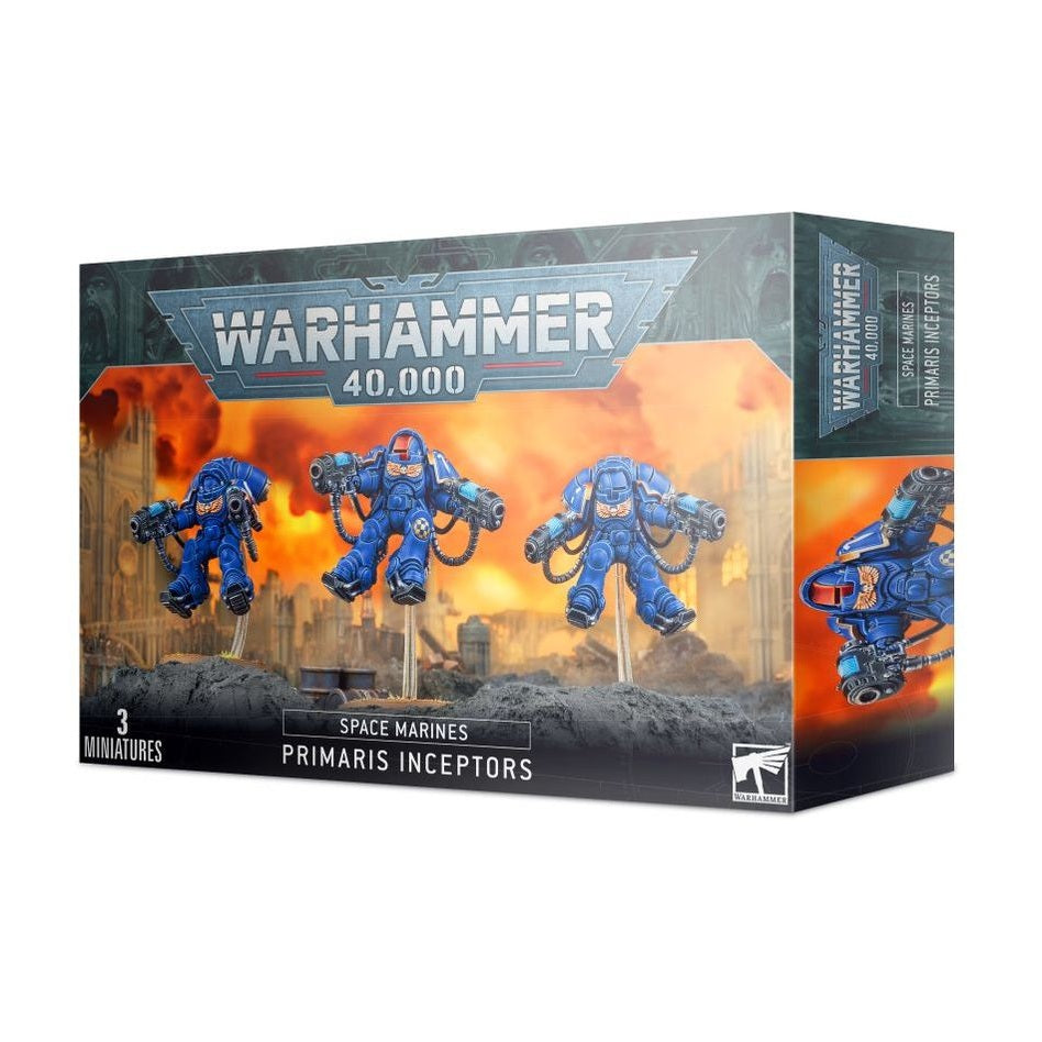 Warhammer 40,000 | Space Marines | Primaris Inceptors | Plastic Unit Box